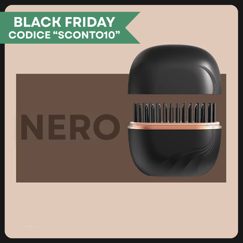 Glowli™ Spazzola Lisciante Senza Fili | Mini Piastra Portatile Anti-Crespo.